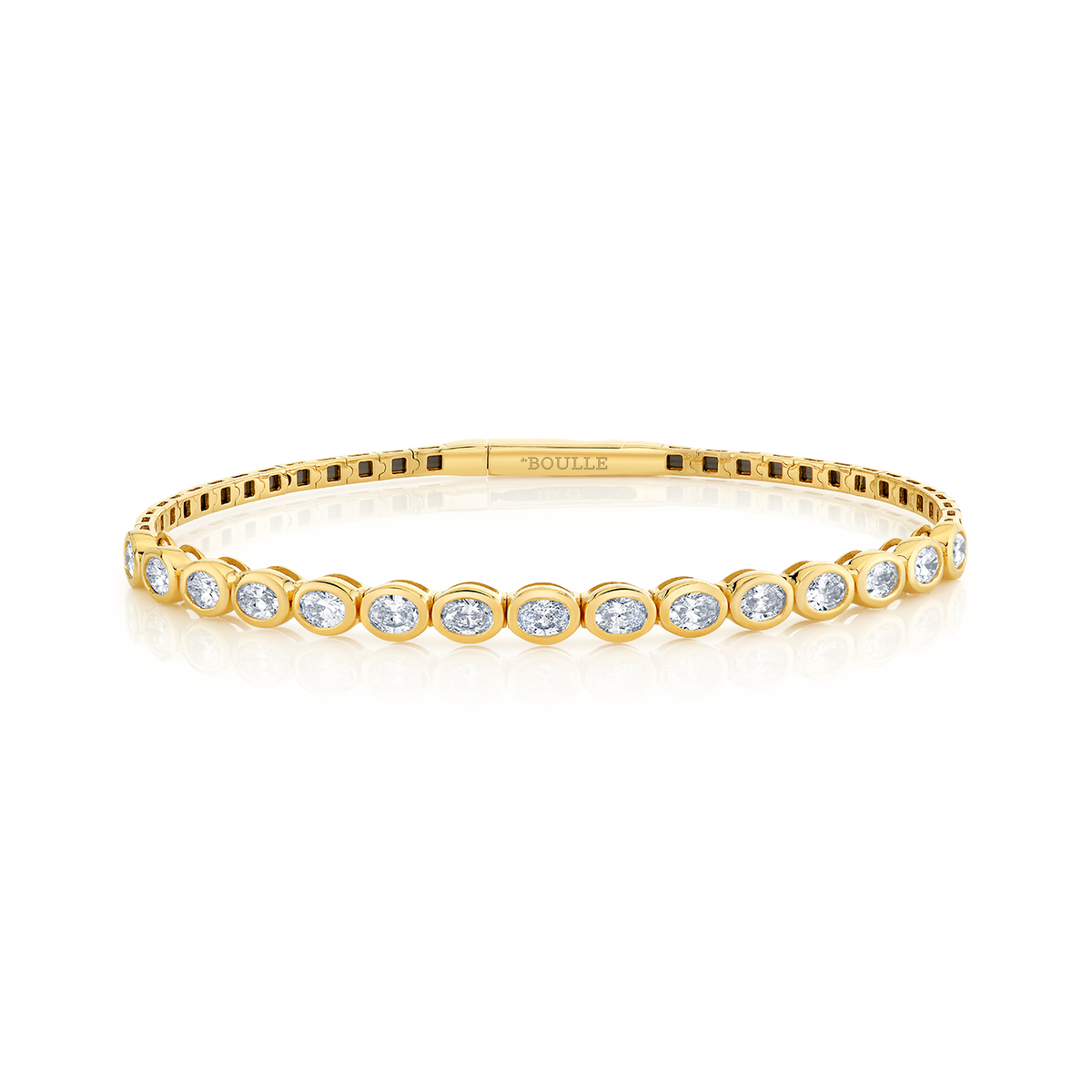 deBoulle Collection Oval Cut Diamond Bangle
