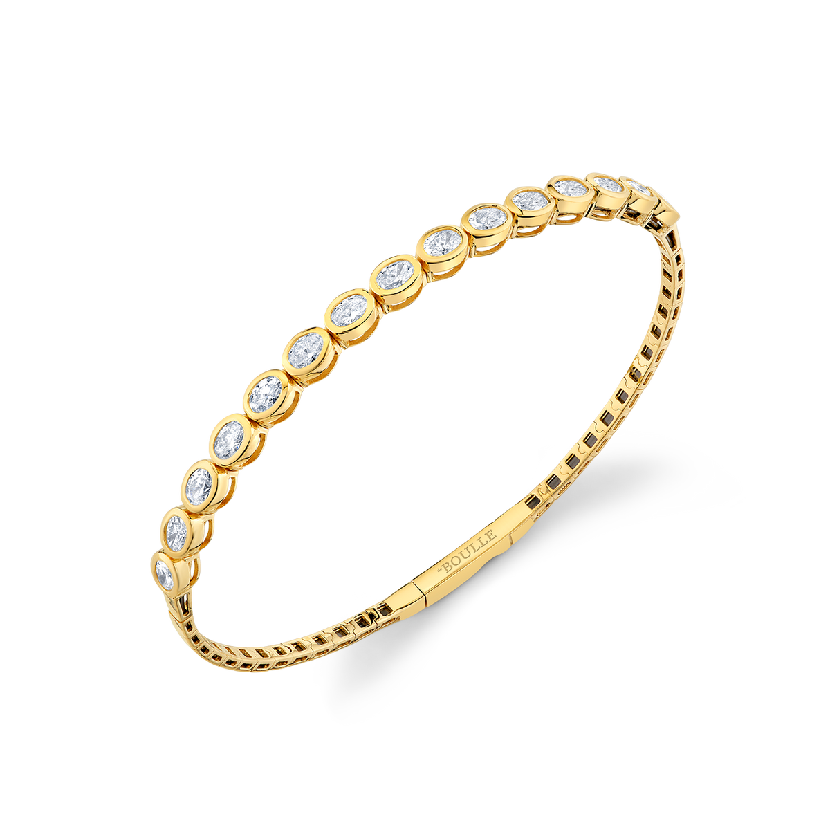 deBoulle Collection Oval Cut Diamond Bangle
