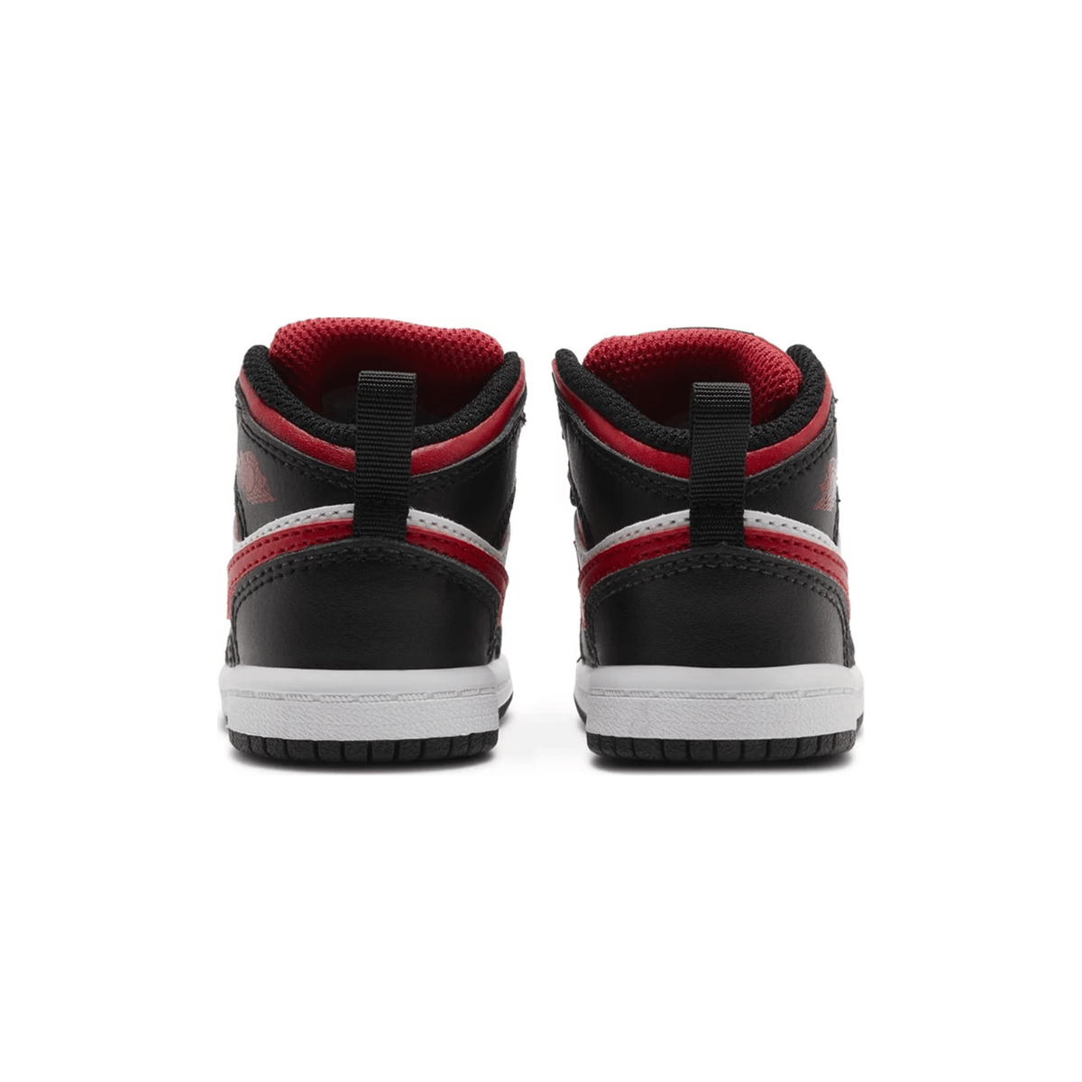 Air Jordan 1 Mid TD 'Black Fire Red' — UK 0C | EU 15 | US 0C — Top View
