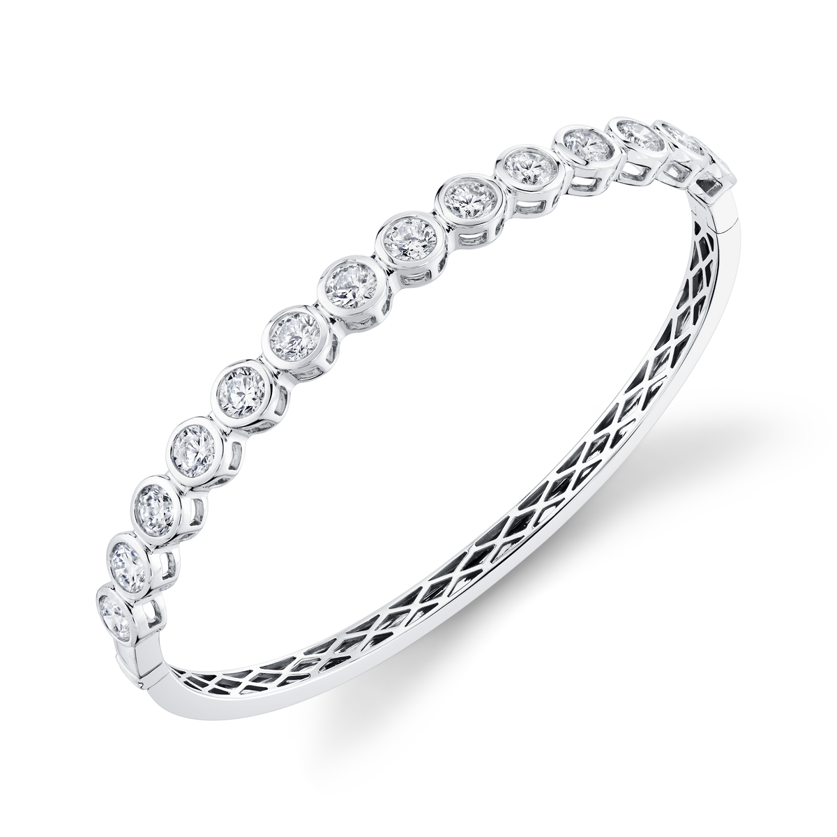 deBoulle Collection Round Brilliant Diamond Bangle