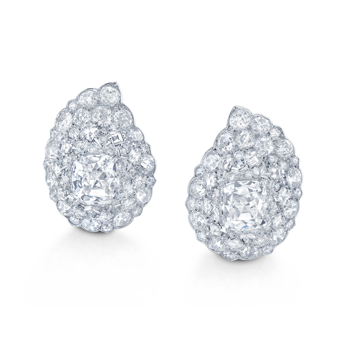 deBoulle Estate Collection Cartier Diamond Earrings