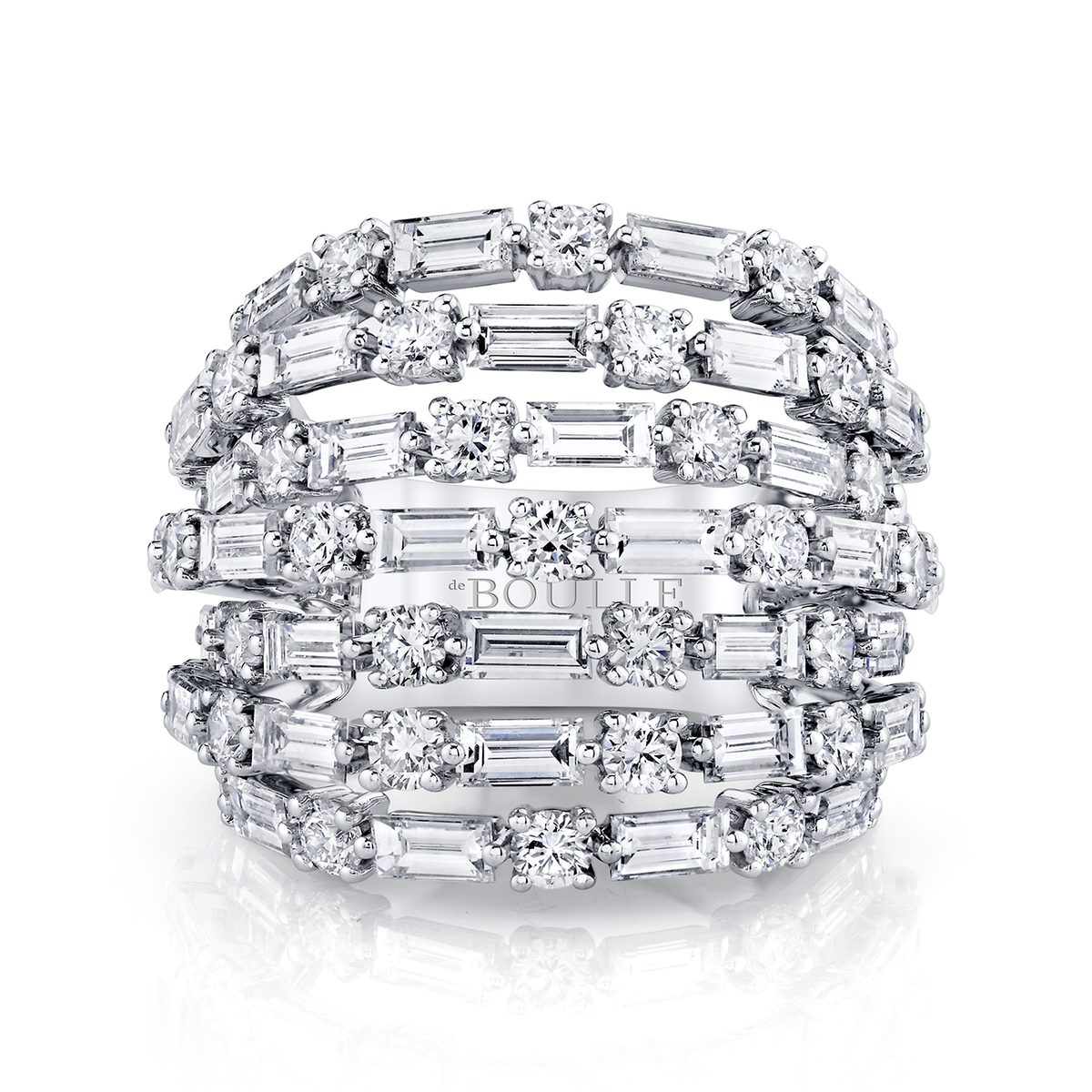 deBoulle Collection Seven Row Ring