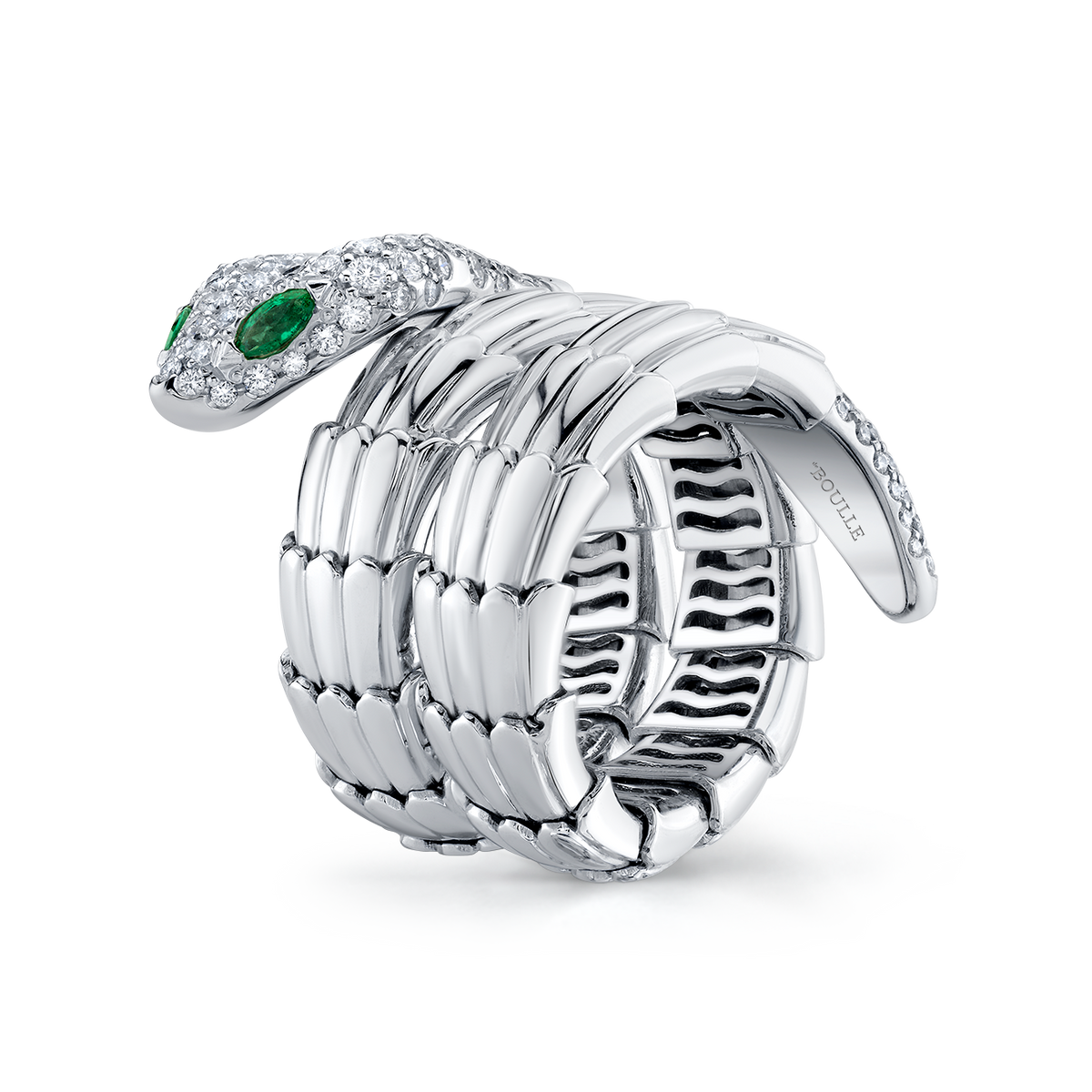 deBoulle Collection Coiled Snake RIng