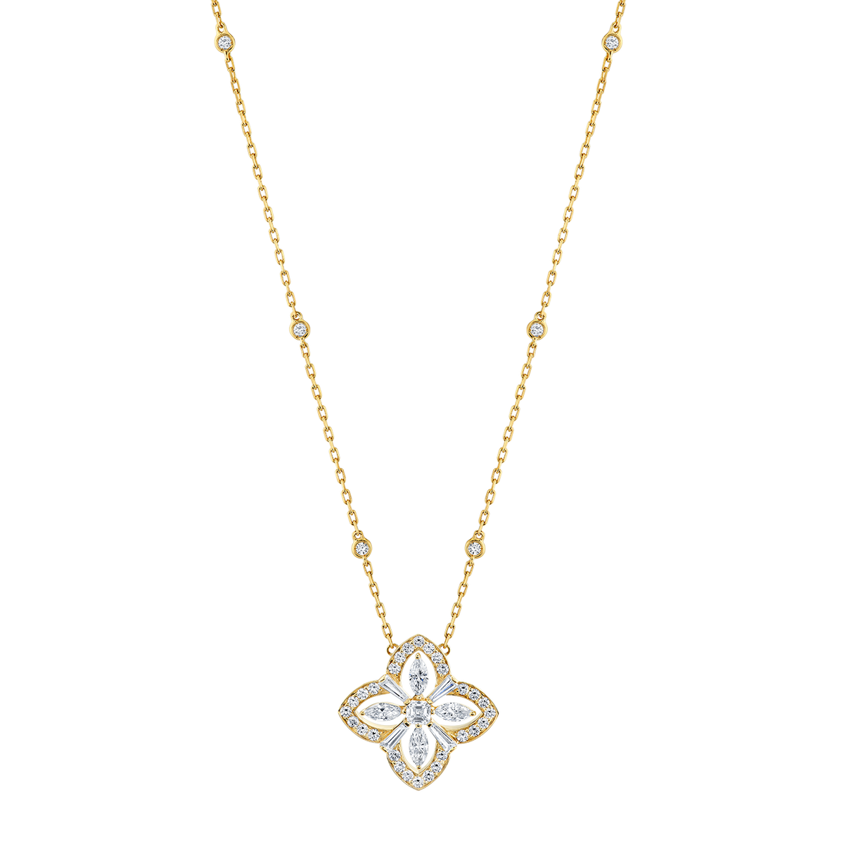 deBoulle Collection Four Petal Pendant
