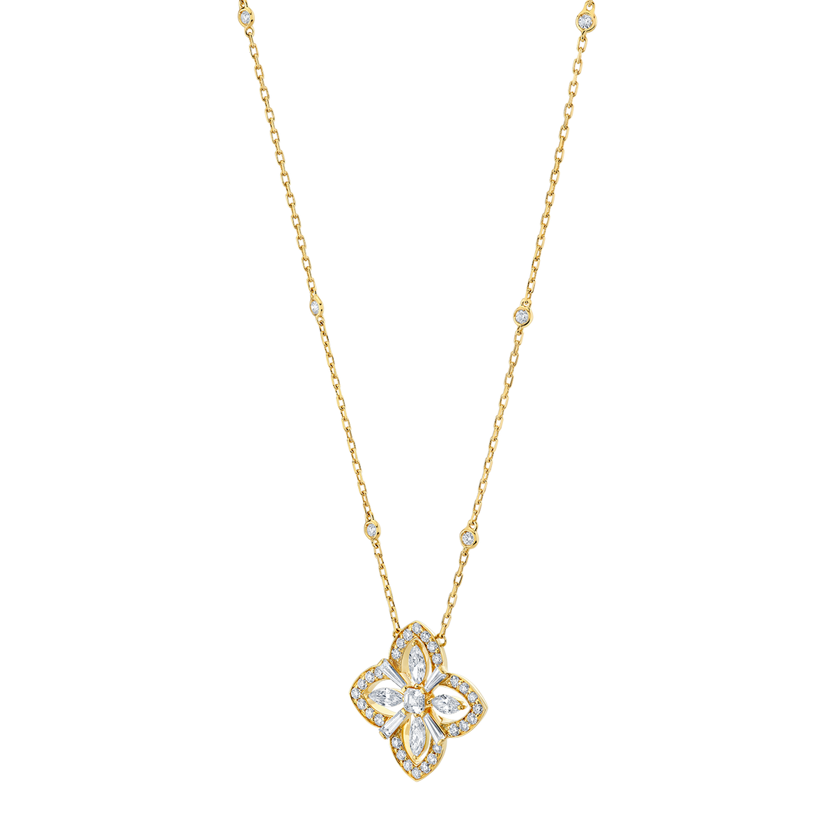 deBoulle Collection Four Petal Pendant