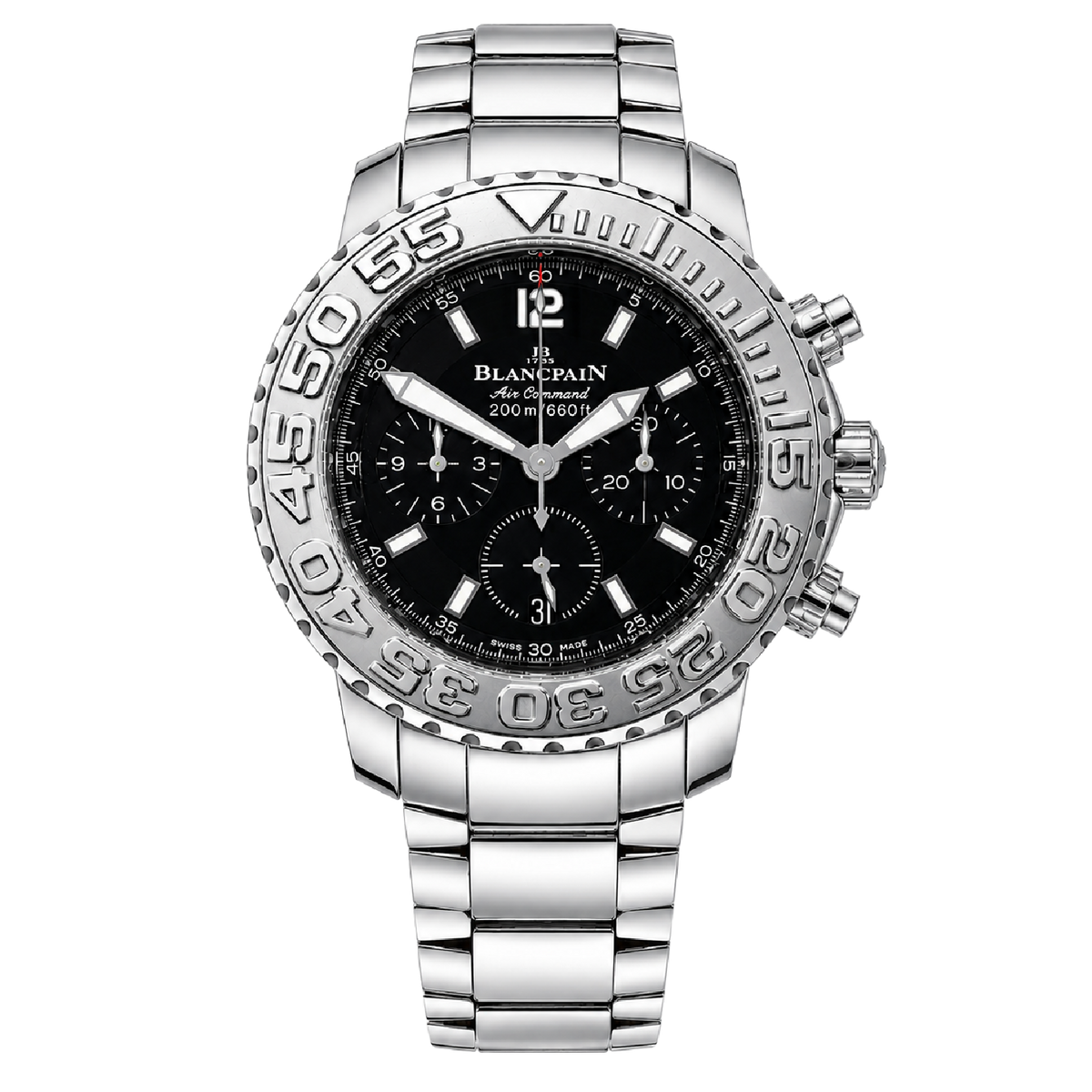 Pre-Owned Blancpain 40MM SS AIR COMMAND Chrono