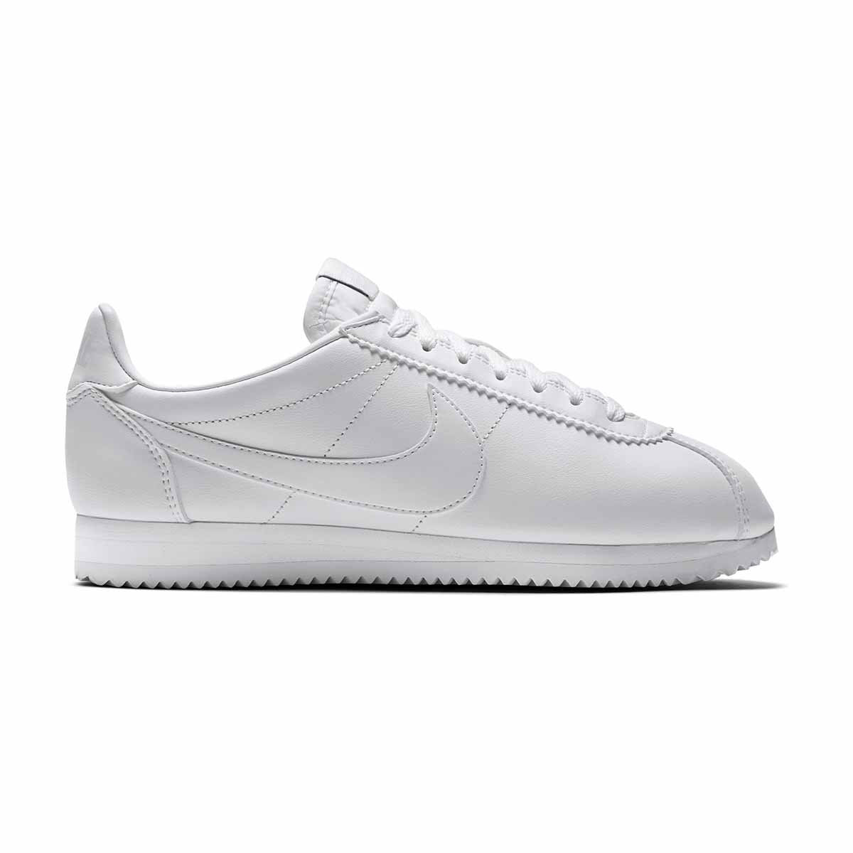 Nike Classic Cortez Womens Leather Shoes (White)