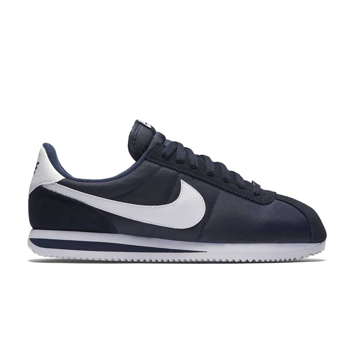 Shop Men's Nike Cortez Basic Nylon Shoe (Blue)