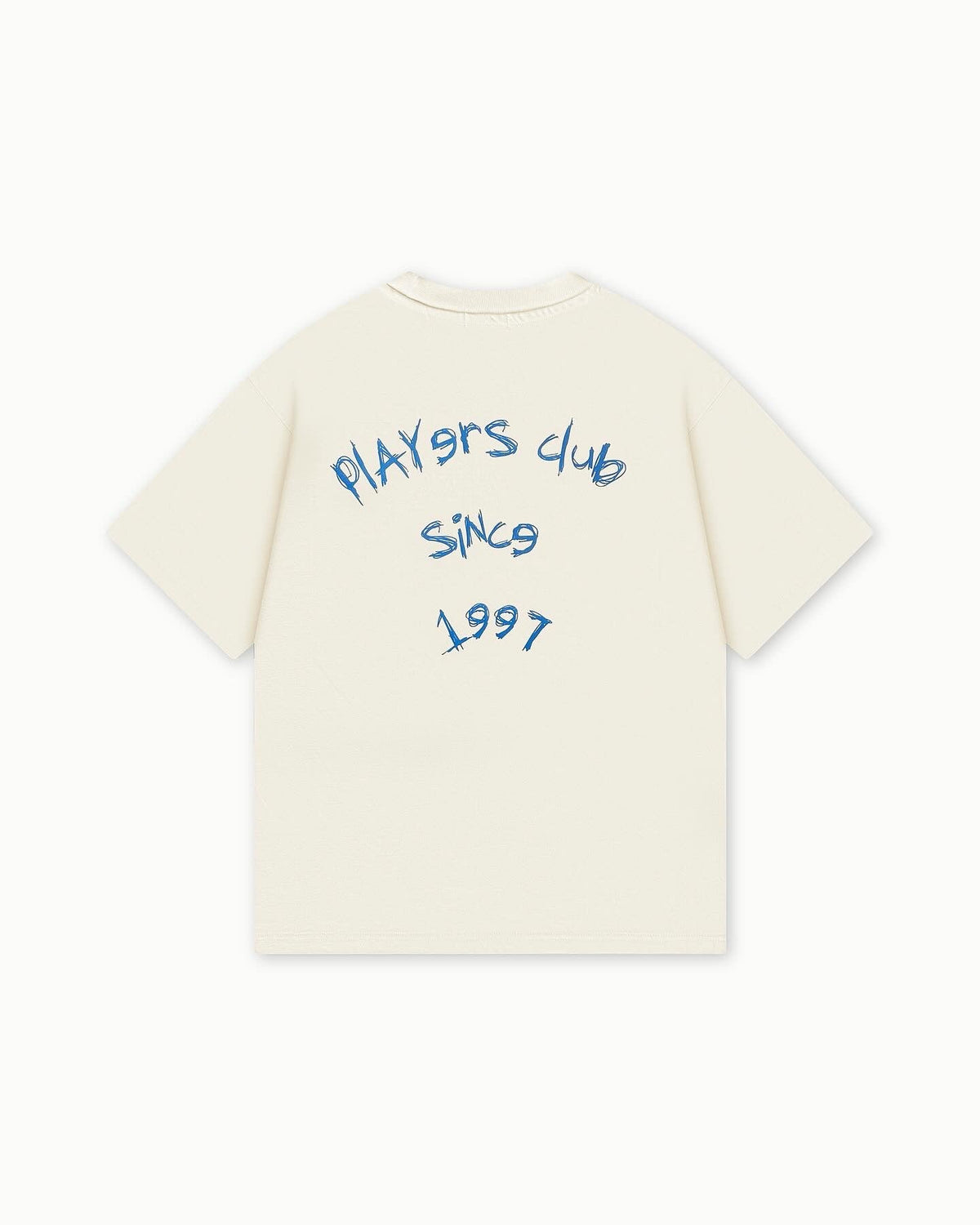 PLAYERS ONLY ECRU PLAYERS CLUB TEE — XS — Front View