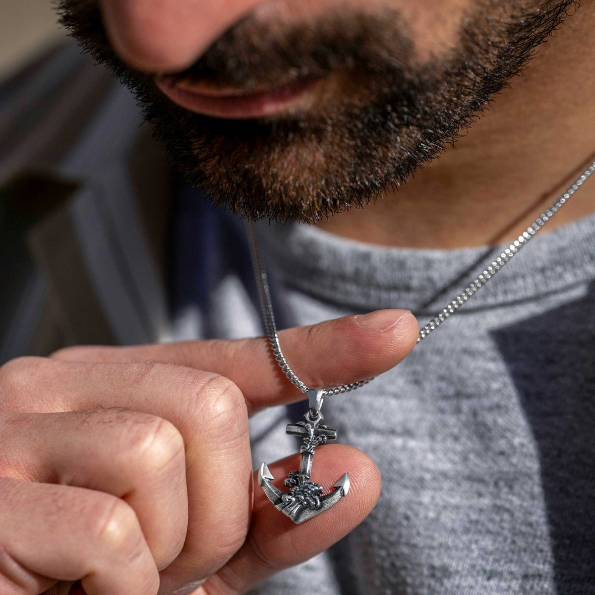Unshakeable: Anchor Pendant - Sterling Silver