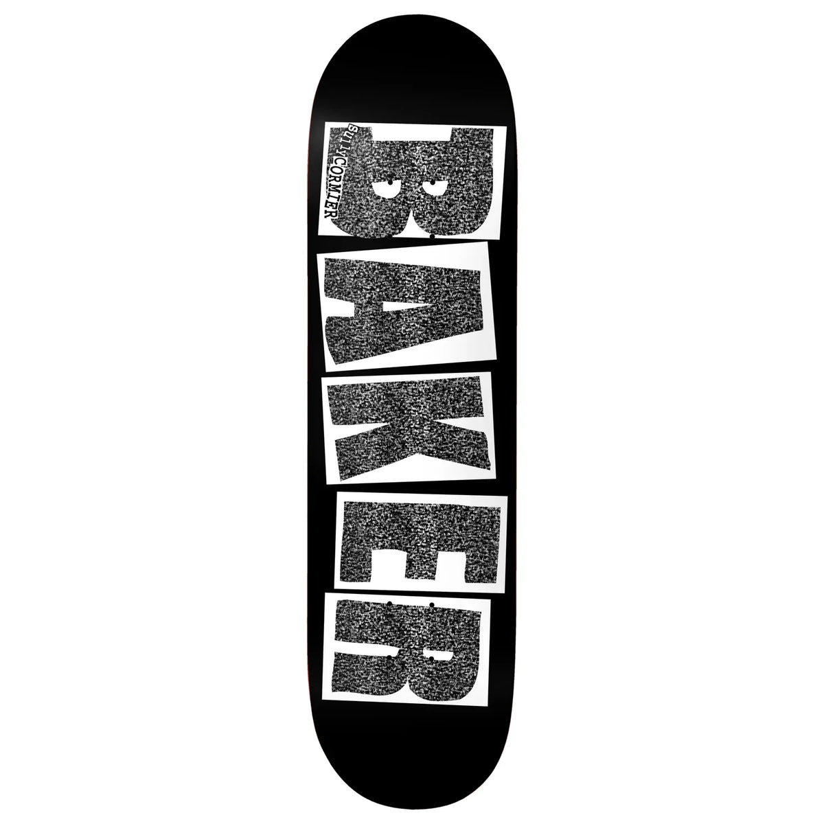 Baker Skateboards Sully Cormier Brand Logo Cosmic Microwave Pro Model Skateboard Deck 8.5" — mellow concave, classic shape, 100% Hard Rock Canadian Maple