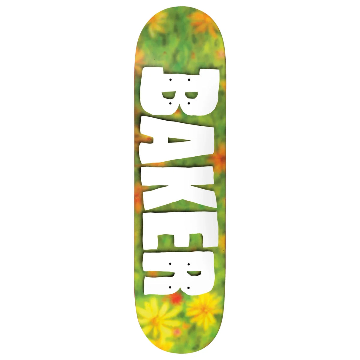 Baker Jacopo Carozzi Field of Depth Pro Model Skateboard Deck 8.5" — art by Kevin Spanky Long, mellow concave, 100% Hard Rock Canadian Maple