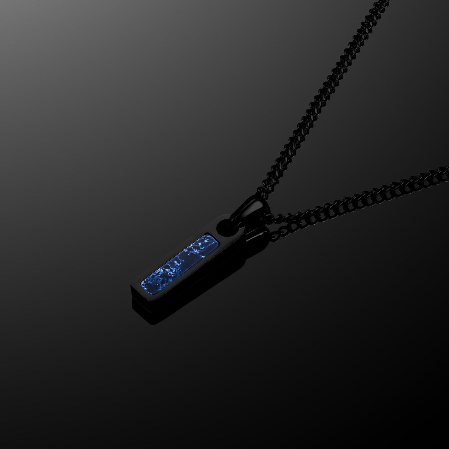 Birthstone Tag Pendant - Stealth
