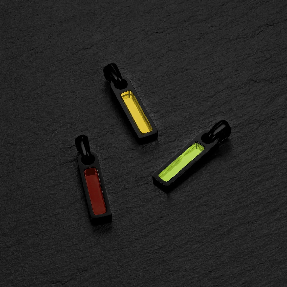 Birthstone Tag Pendant - Stealth