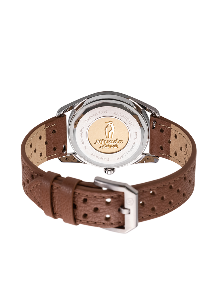 Nivada Grenchen Black White Luminova 35014M41