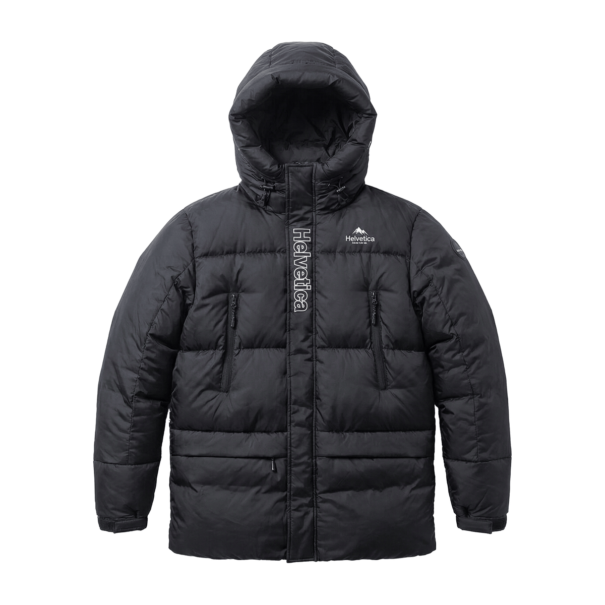 Helvetica Mountain Pioneers Capri 3 Hooded Parka Jacket — XS — Front View