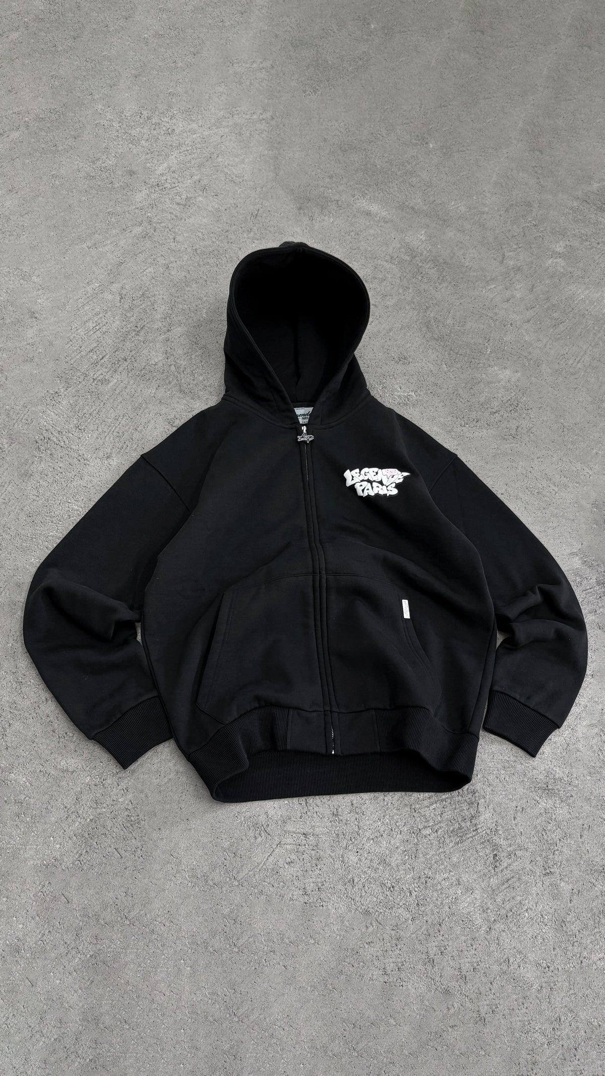 Legende Paris COLD WORLD HOOD - BLACK — XS — Alternate View 8