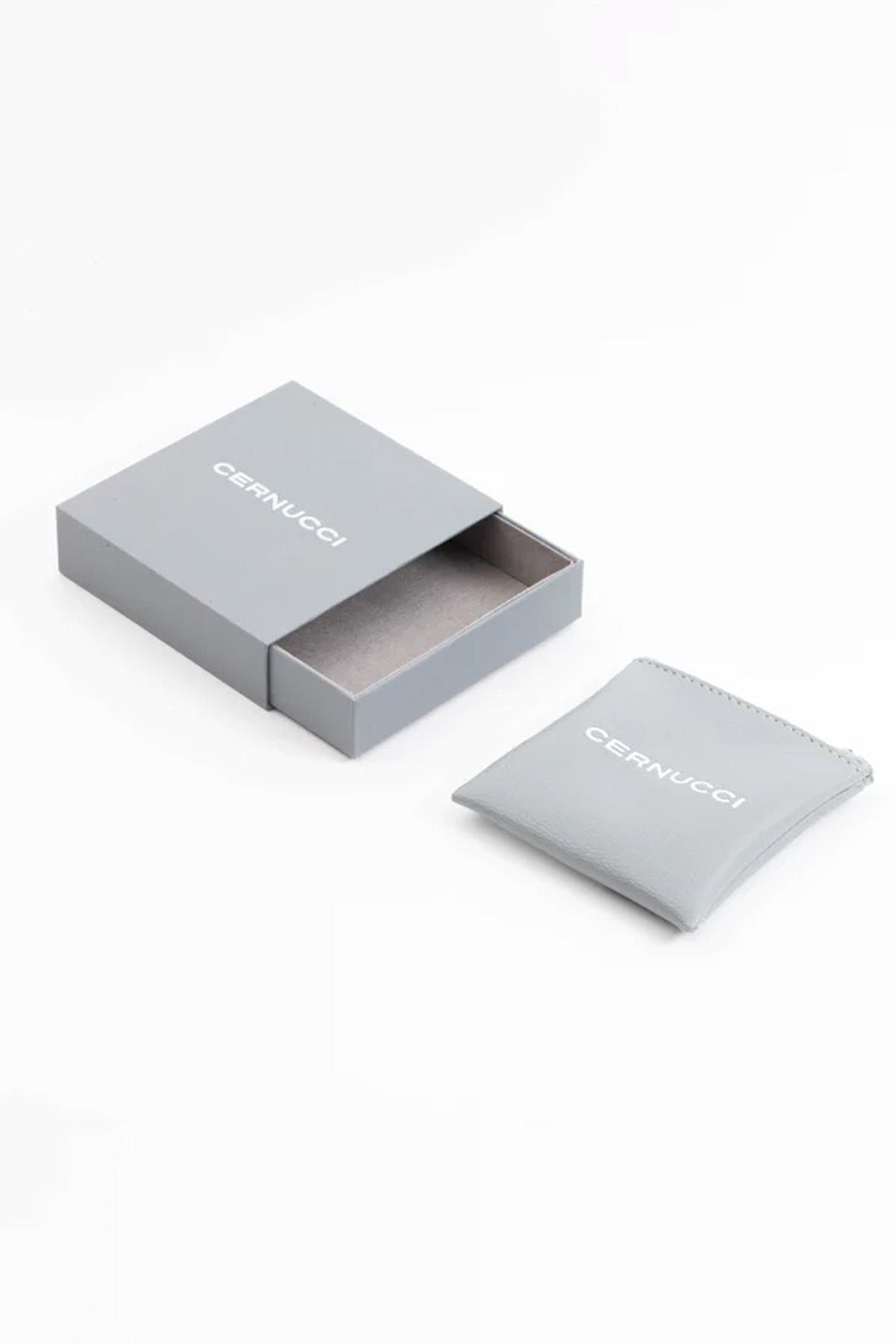 Cernucci Polished Motif & Outline Cuban Bracelet - 5mm — 7" — Back View