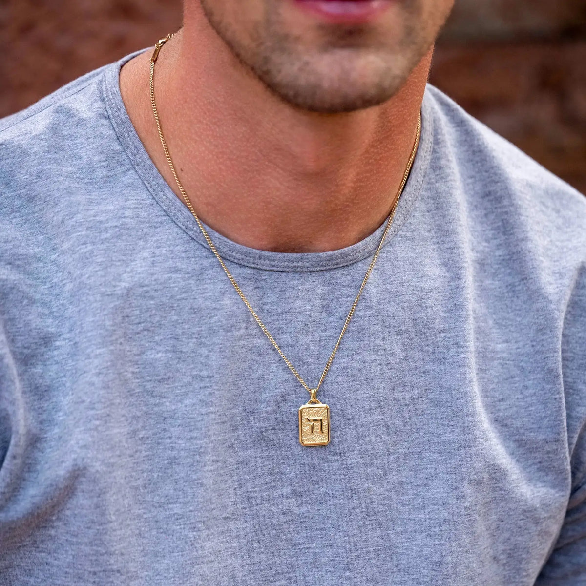 Chai Pendant - 14K Gold