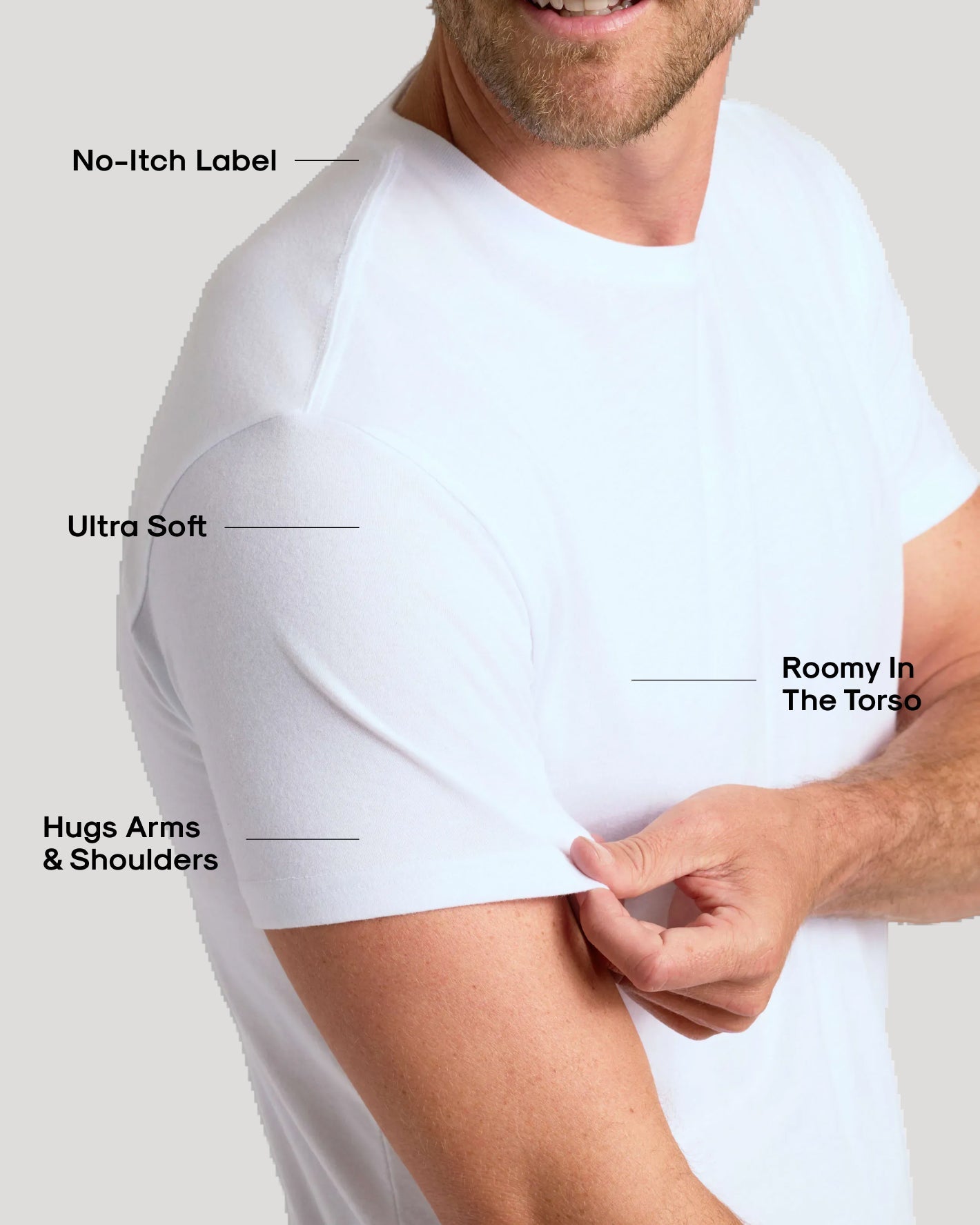 White Classic Crew Neck 3-Pack