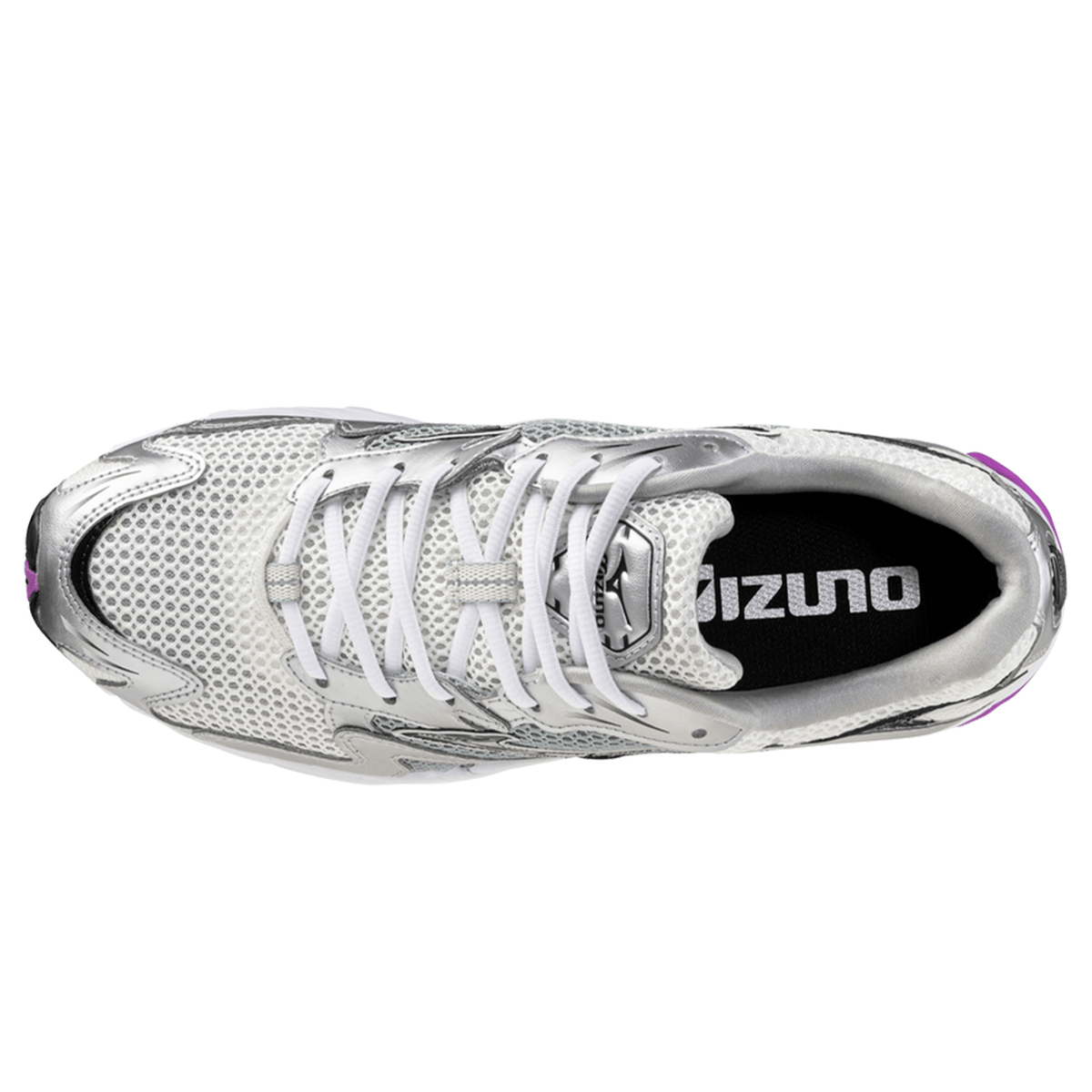 Mizuno Wave Rider 10 Sport 'Snow White Black Slate' — UK 4 | EU 36.5 | US 5 — Back View