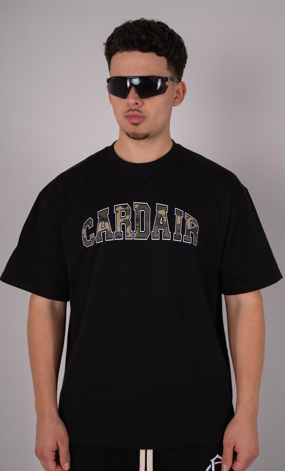 Cardair Camo Cardair T shirt - Black — XS — Side View