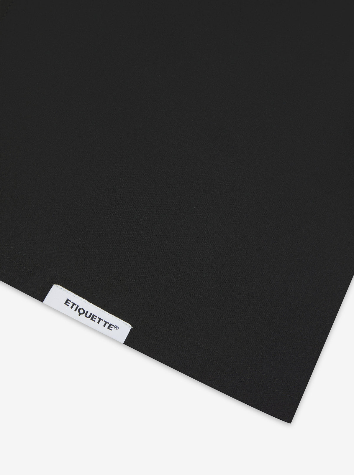 Etiquette Double Zip Overshirt 'Black' — Black — Size S — Detail View