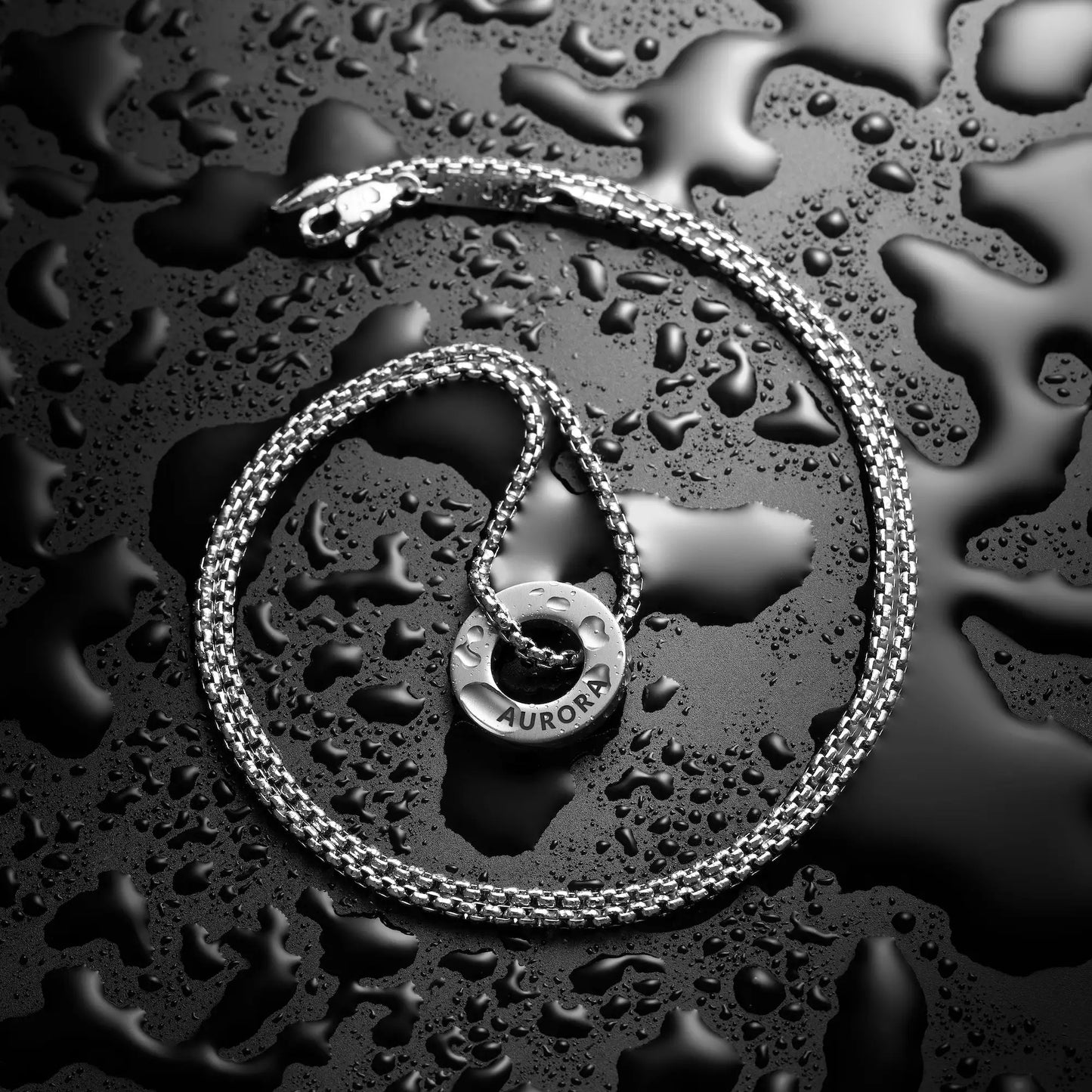 Family Rings Necklace - Silver