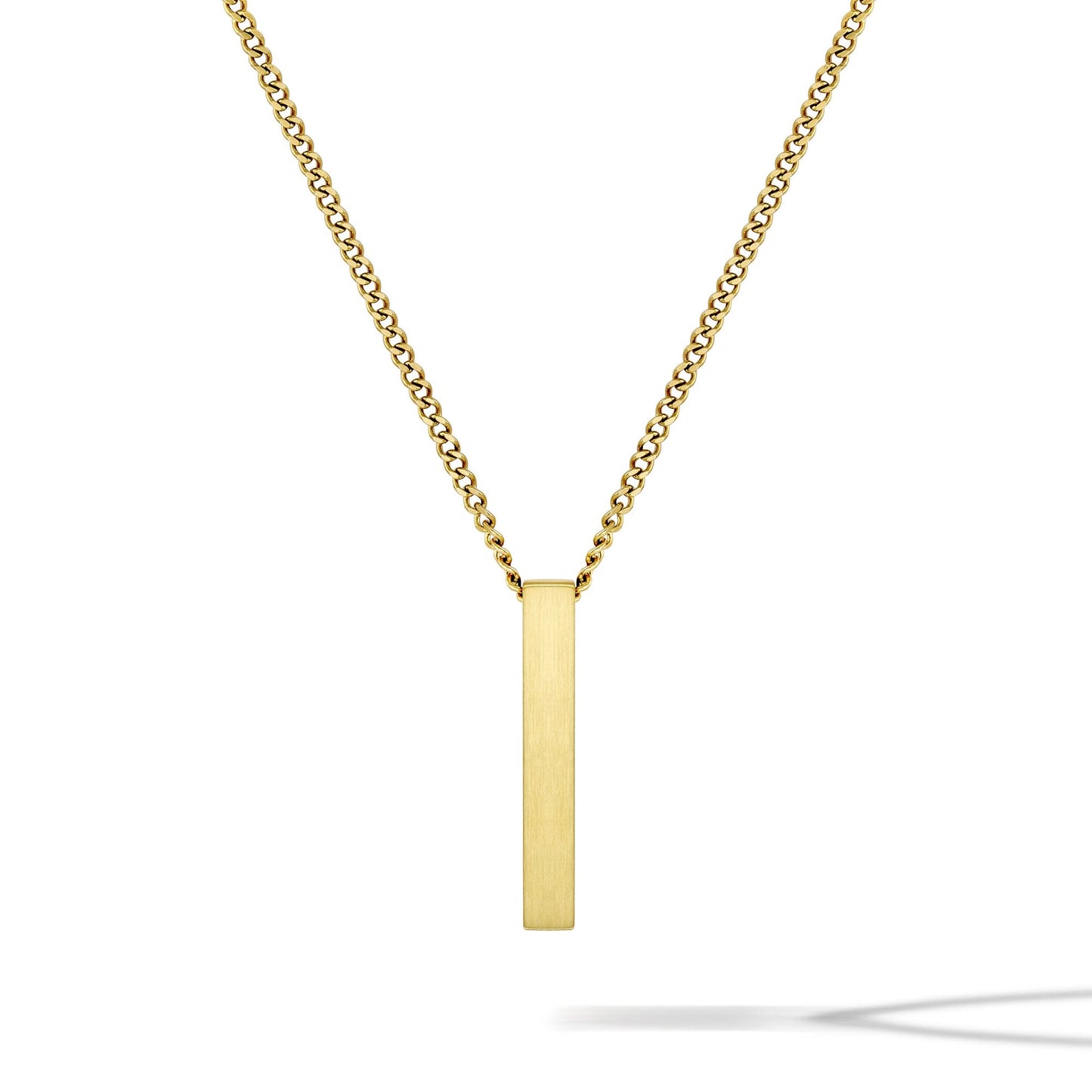 Pillar Pendant - 14K Gold