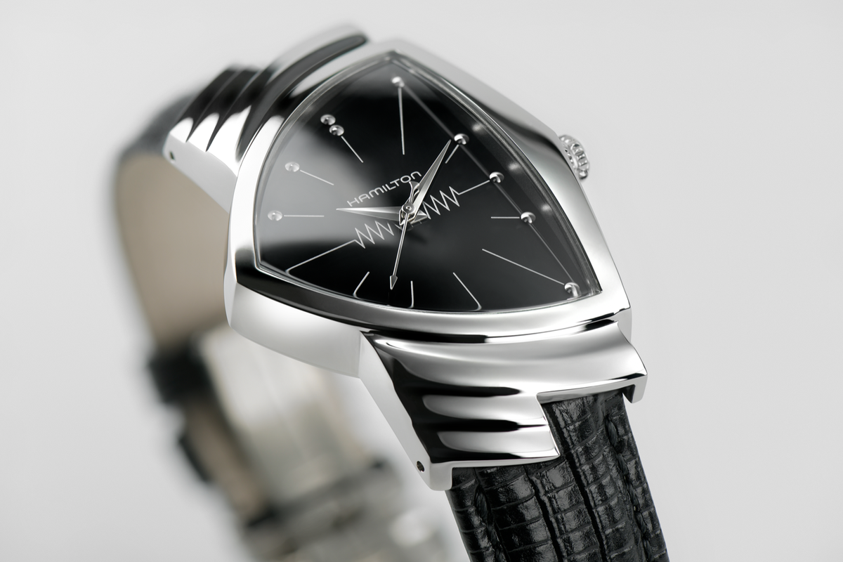 Hamilton Ventura Quartz 50mm Black