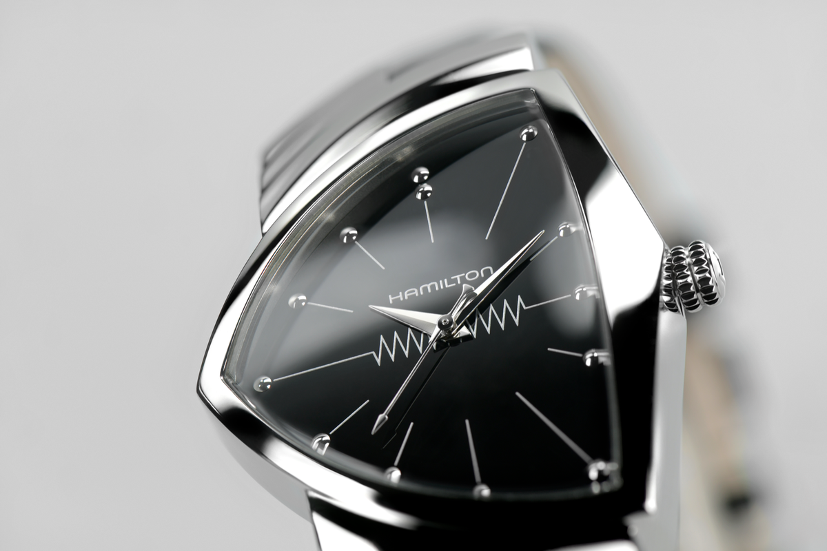 Hamilton Ventura Quartz 50mm Black