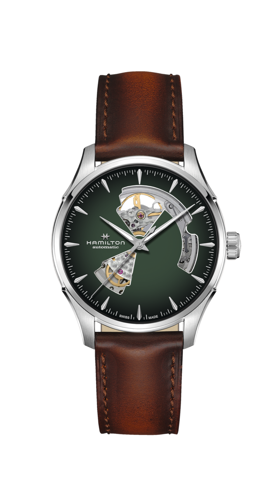 Hamilton Jazzmaster Open Heart Auto 40mm Green