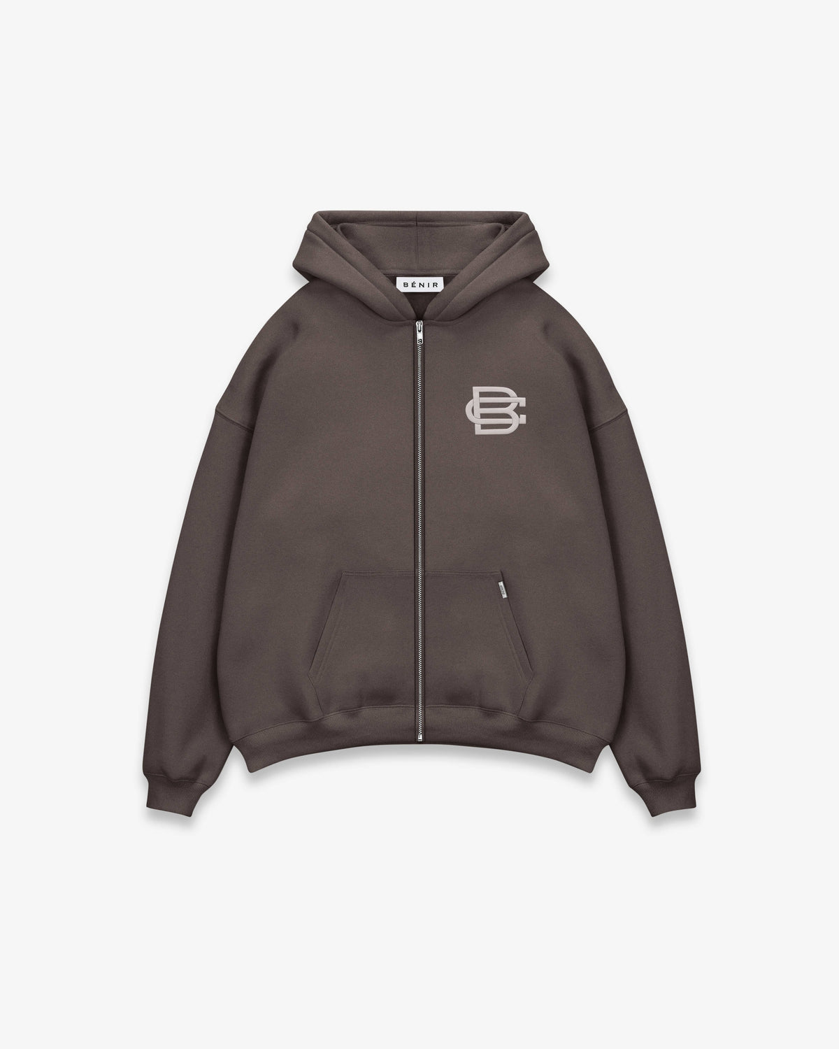 Bénir Club Match Day Zip Hoodie - Storm — XS — Front View