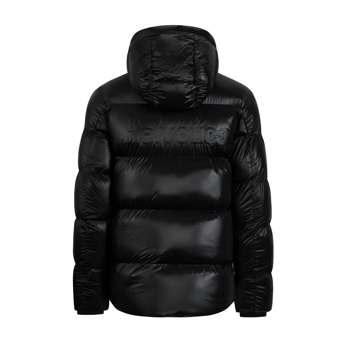 Helvetica Mountain Pioneers Silver 2 Hooded Down Jacket — S — Alternate View 8