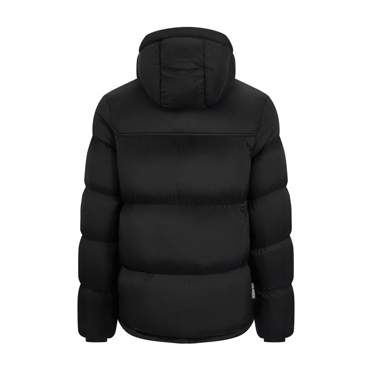 Helvetica Mountain Pioneers Middle Block Hooded Down Jacket — S — Alternate View 8