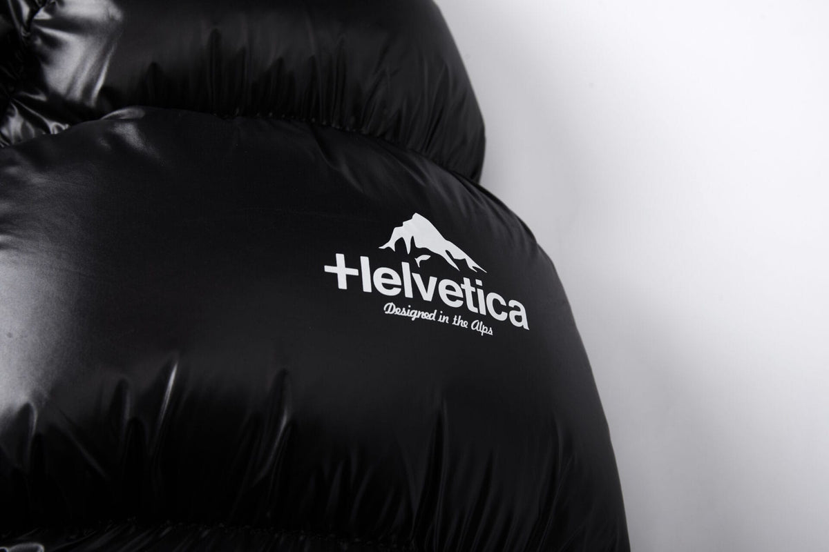Helvetica Mountain Pioneers Edge Hooded Down Jacket — S — Alternate View 11