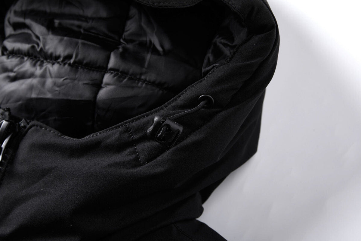 Helvetica Mountain Pioneers Eyeblock Hooded Windbreaker Jacket — XS — Alternate View 10