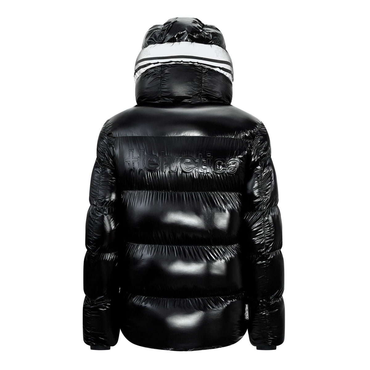 Helvetica Mountain Pioneers Freezer Hooded Down Jacket — S — Alternate View 8