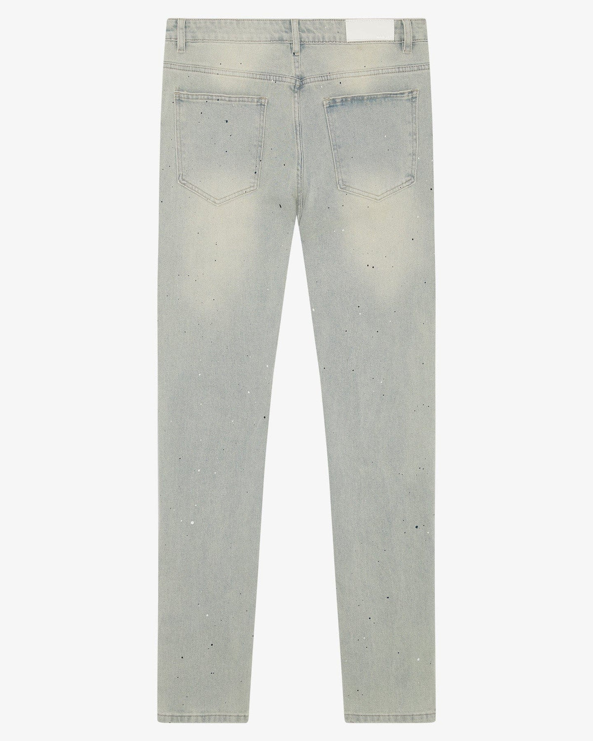 Magiri Indigo Painted Slim Jeans 'Blue' — Light Blue — Size 28 — Side View