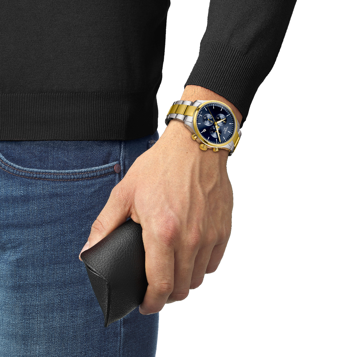 Tissot Chrono XL Quartz 45mm Sunburst Navy T1166172204100