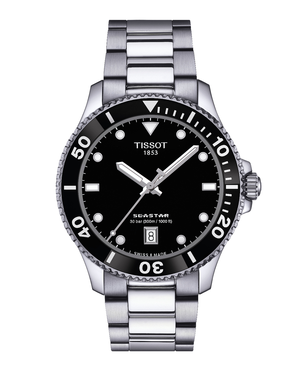 Tissot Seastar Quartz 40mm Black T1204101105100