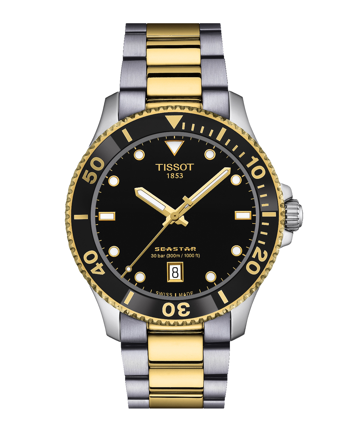 Tissot Seastar Quartz 40mm Black T1204102205100