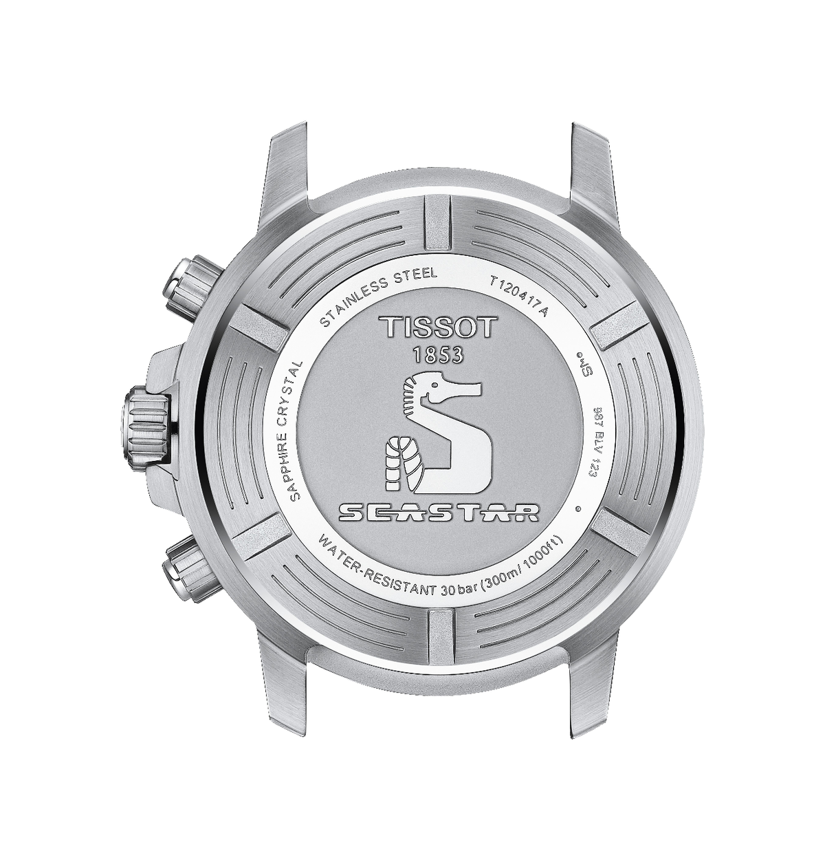 Tissot Seastar Quartz 45.5mm Sunburst Dark Green T1204171109101