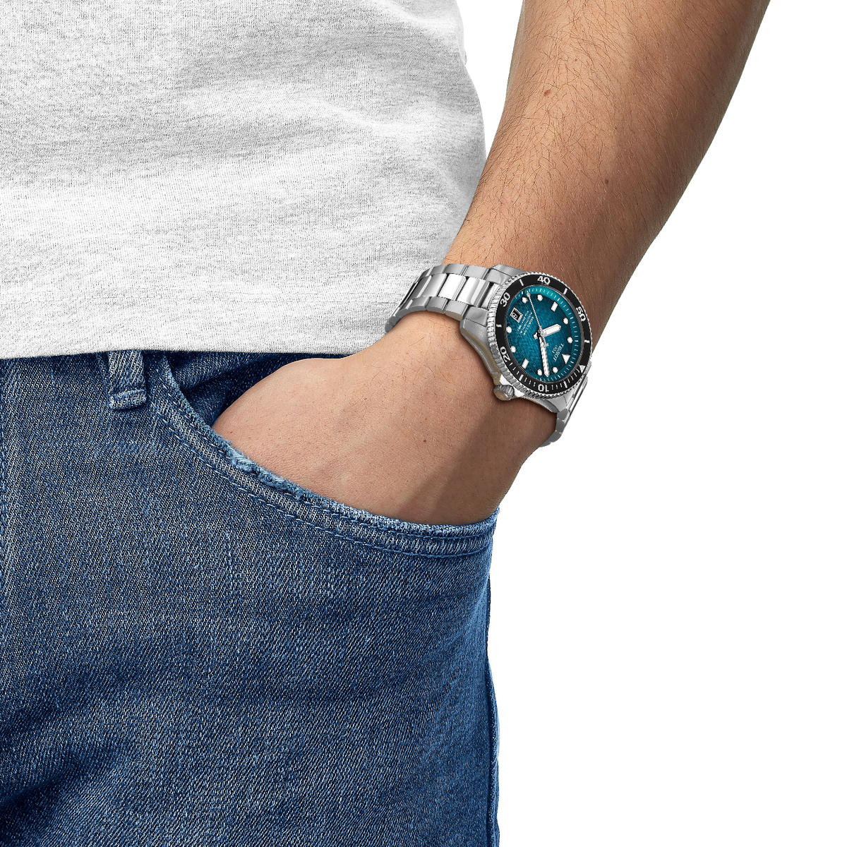 Tissot Seastar Automatic 40mm Blue Gradient T1208071109100