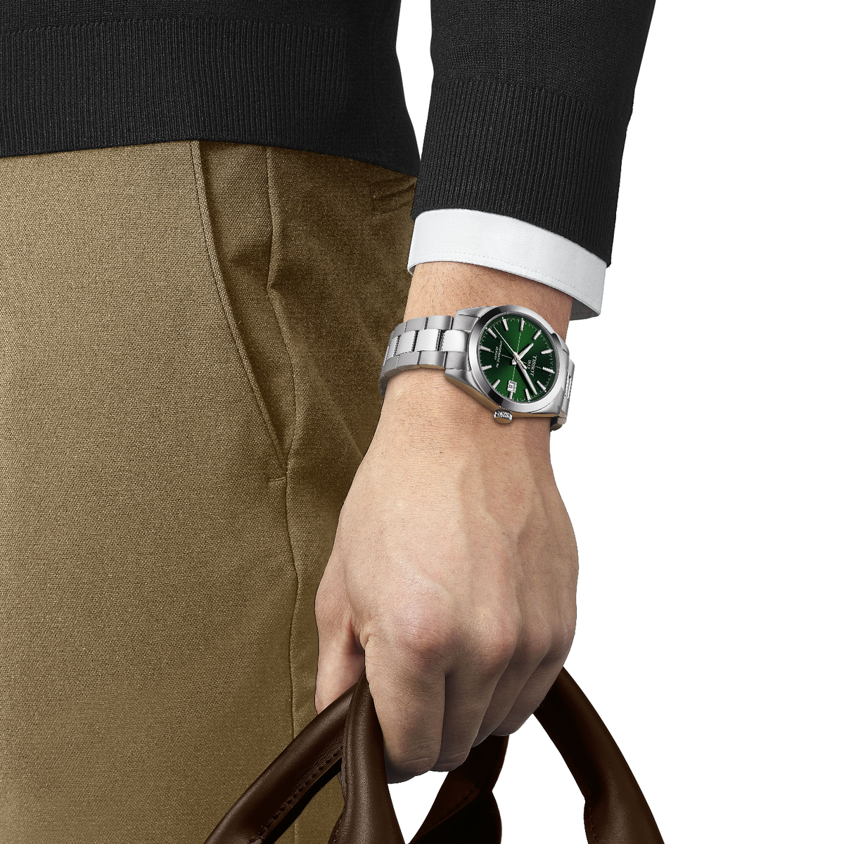 Tissot Gentleman Automatic 40mm Sunburst Green T1274071109101