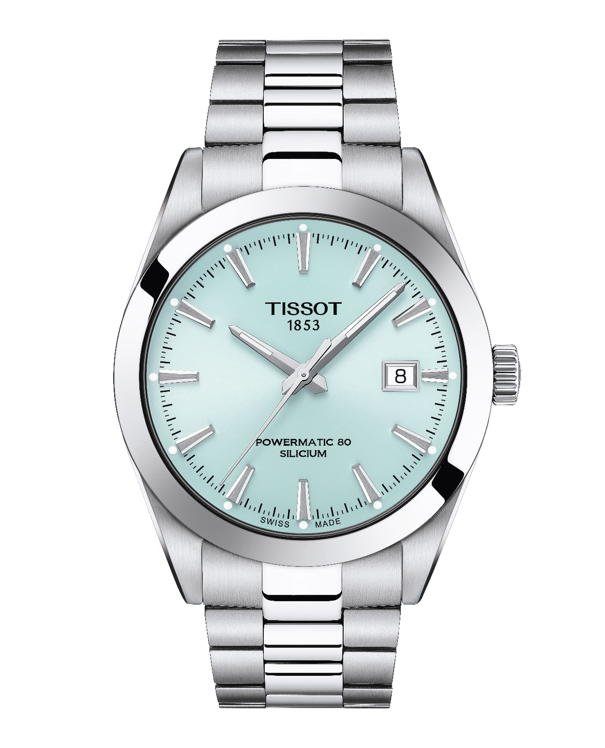 Tissot Gentleman Automatic 40mm Sunburst Baby Blue T1274071135100