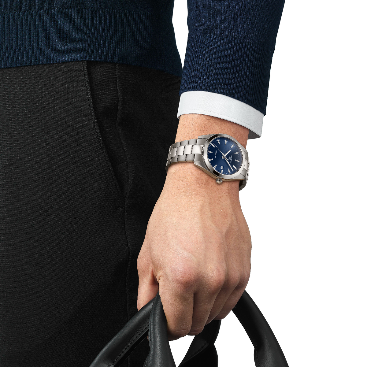 Tissot Gentleman Quartz 40mm Dark Blue T1274104404100