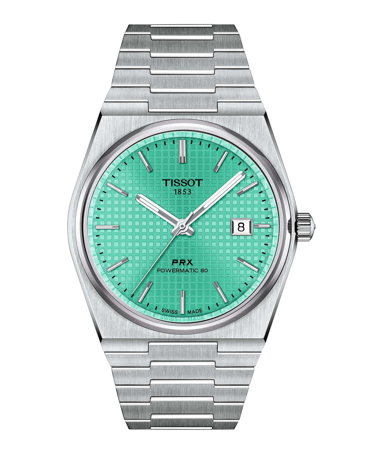 Tissot PRX Automatic 40mm Light Green Waffle t1374071109101