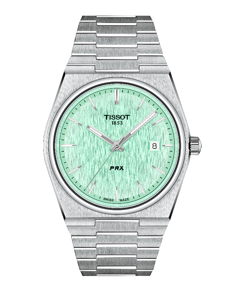 Tissot PRX Quartz 40mm Mint Green T1374101109101