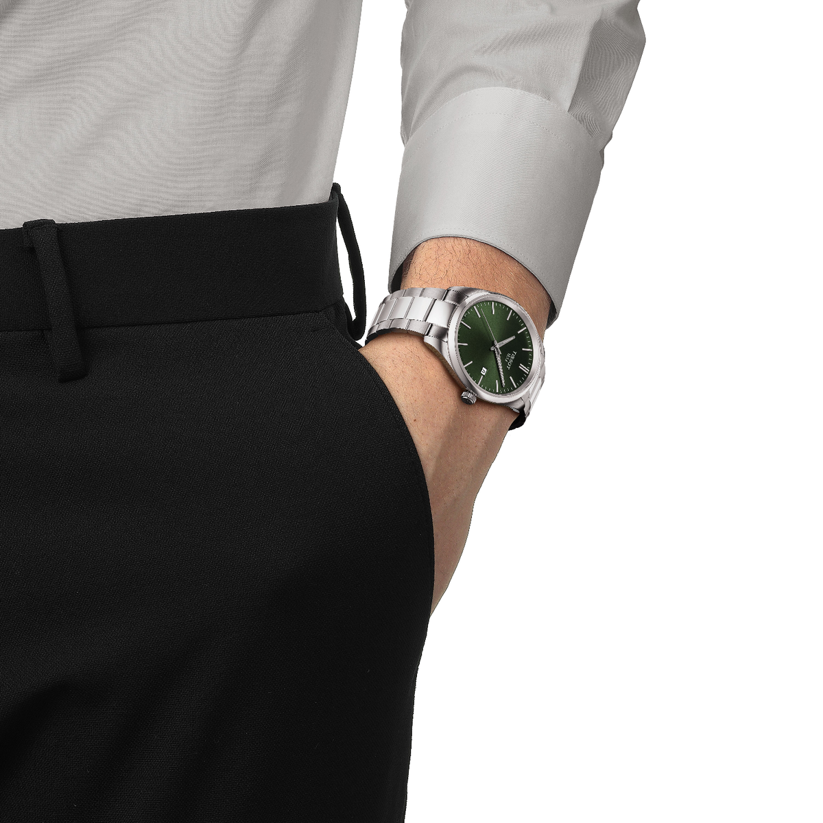 Tissot PR100 Quartz 39mm Sunburst Green T1504101109100